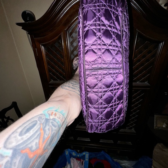 Christian Dior Cannage Satin Charming Handle Bag - Picture 4 of 16